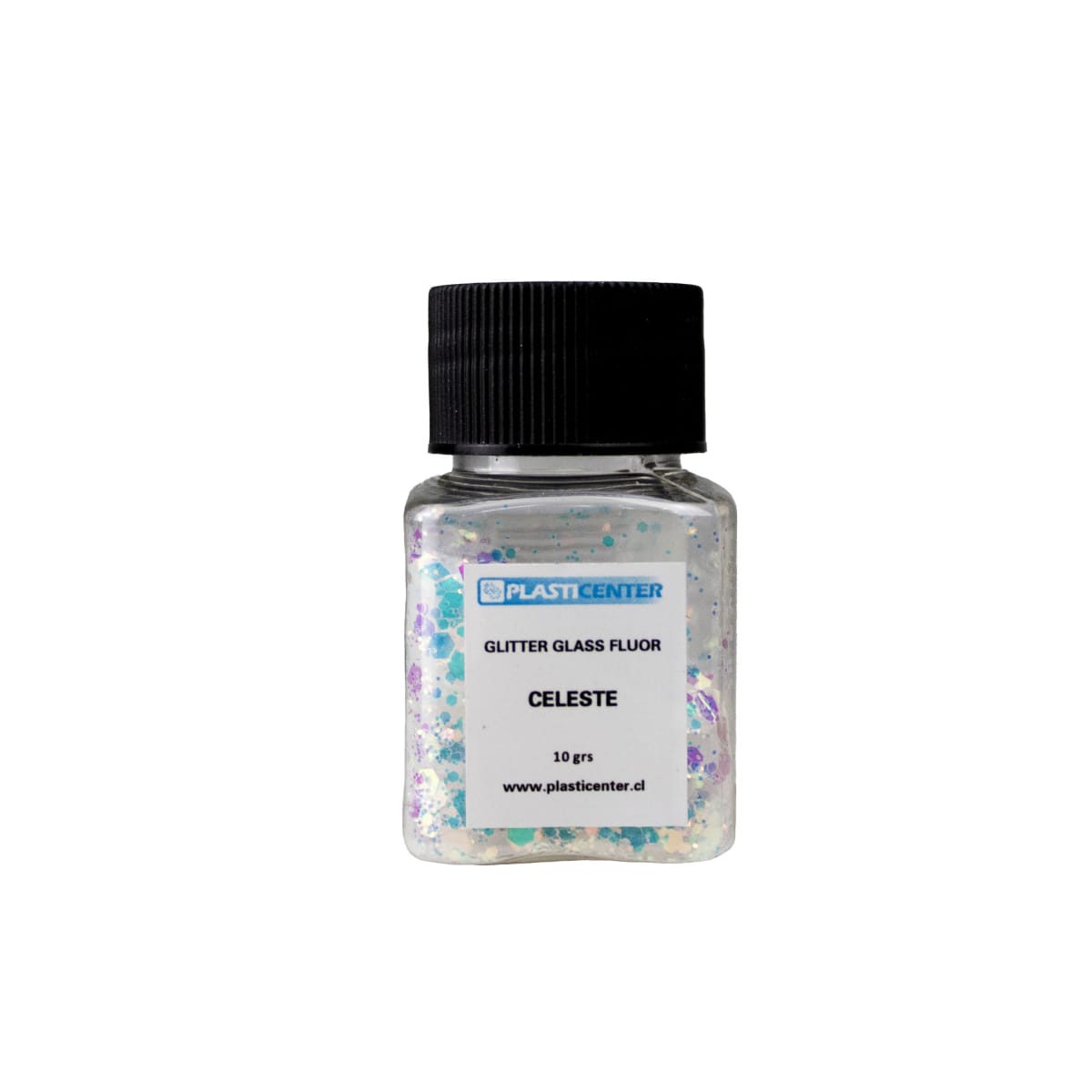 Glitter Glass Flúor - Celeste2