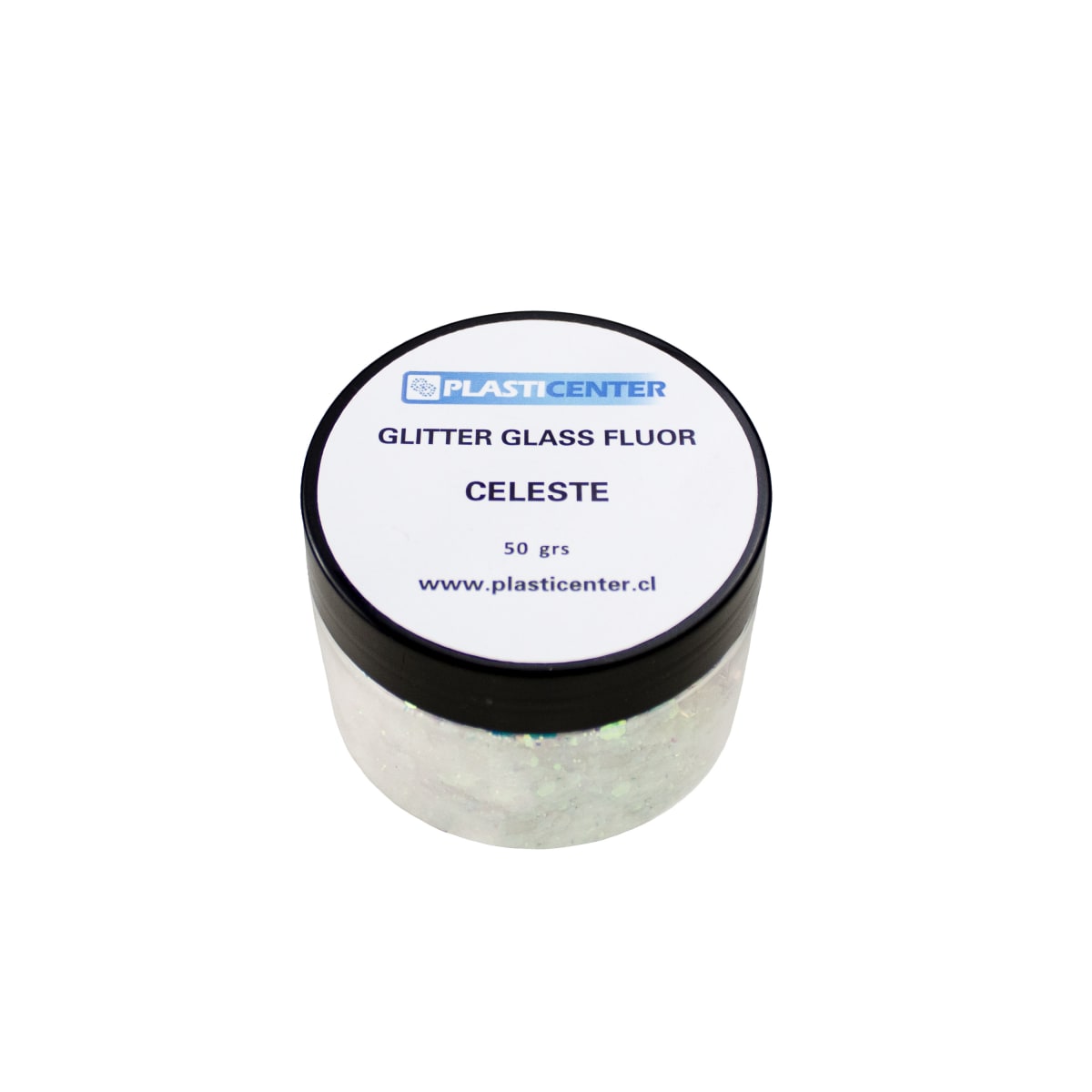 Glitter Glass Flúor - Celeste3
