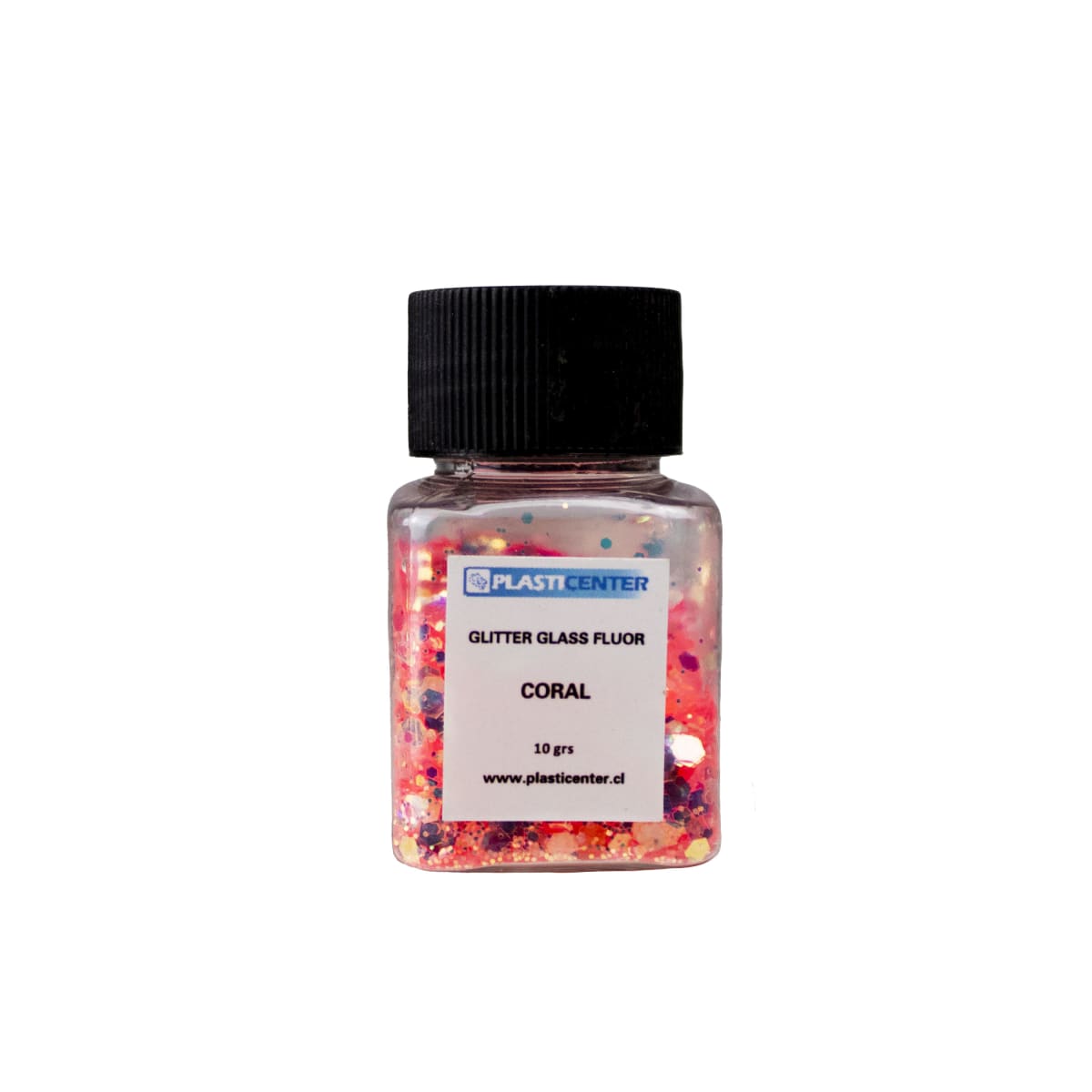 Glitter Glass Flúor - Coral2