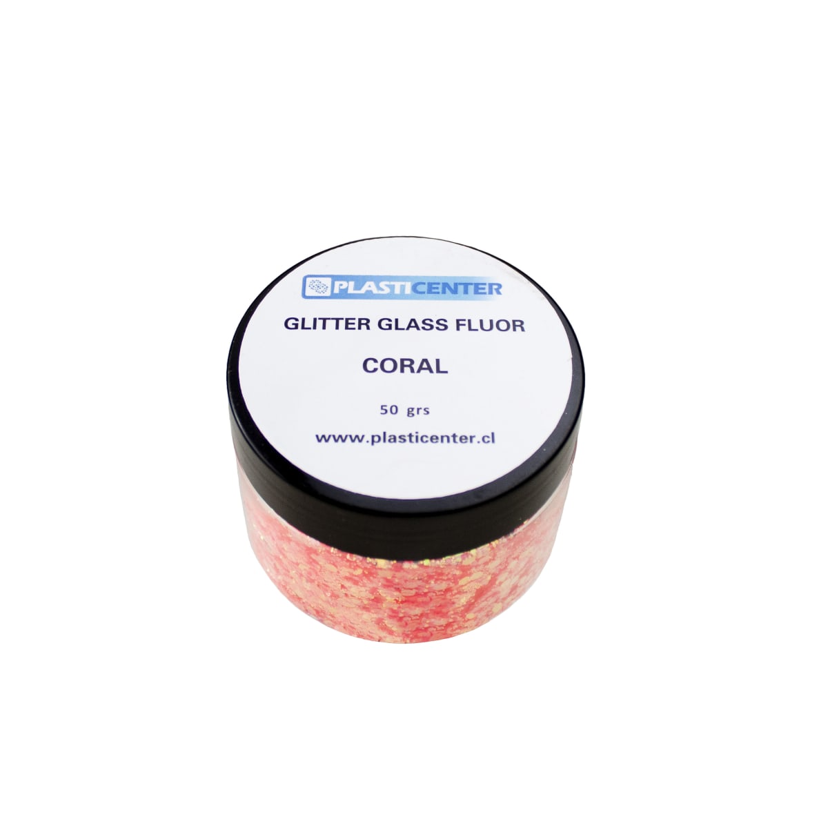 Glitter Glass Flúor - Coral3