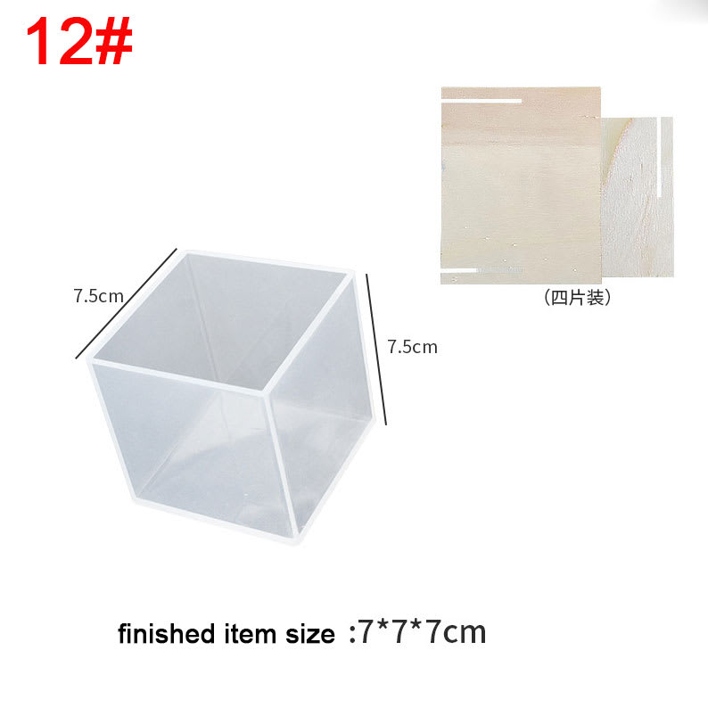 MOLDE DE SILICONA CUBO (C237)13