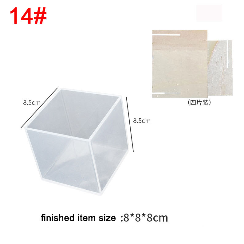 MOLDE DE SILICONA CUBO (C237)15