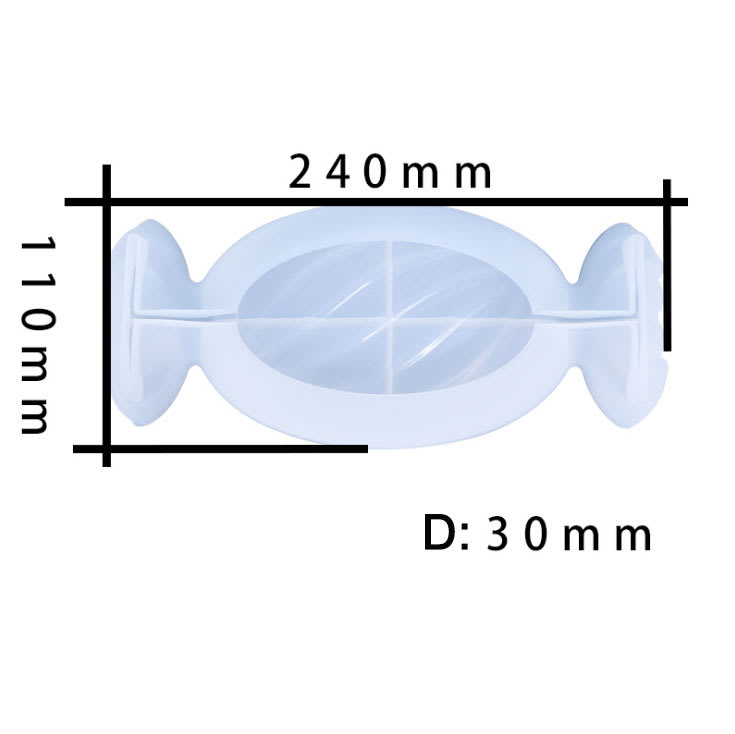 MOLDE DE SILICONA PLATO DISEÑO DULCE (D332)3