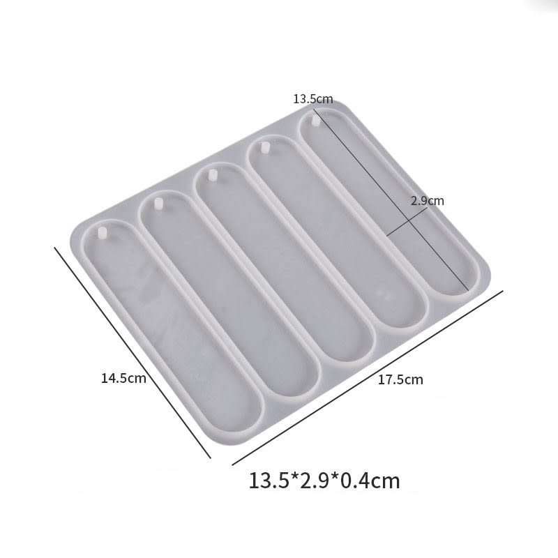 MOLDE DE SILICONA MARCAPÁGINAS BORDES REDONDEADOS MÚLTIPLE (M321)2
