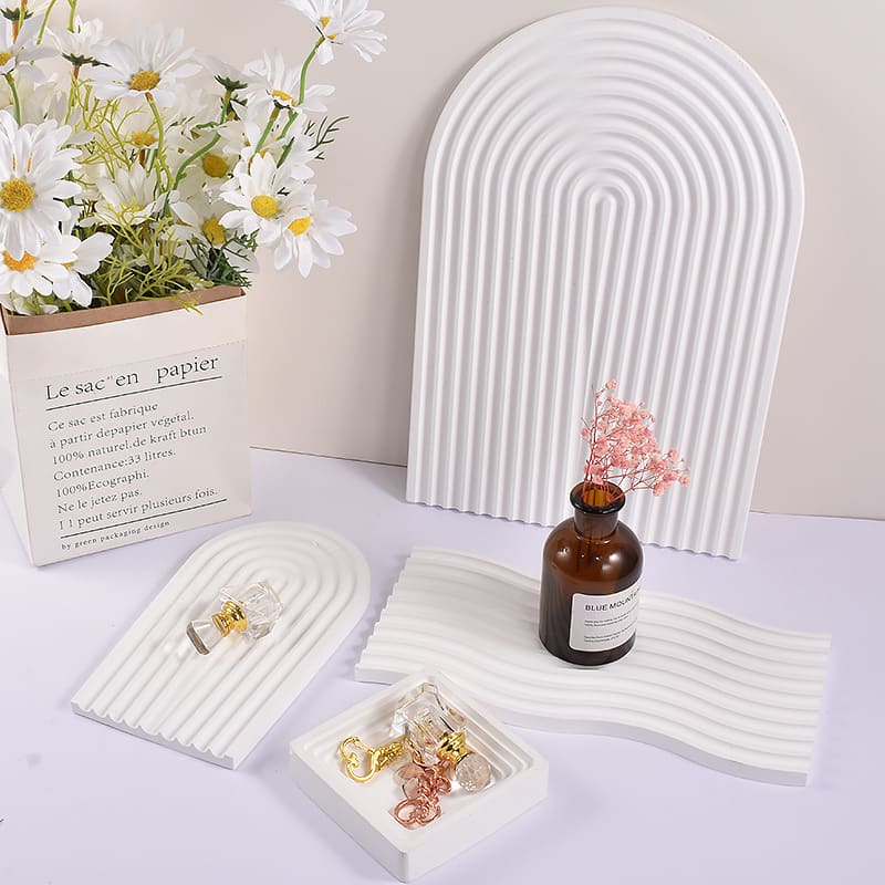 MOLDE DE SILICONA ARCO DECORATIVO DISEÑO LINEAS (D285) 0