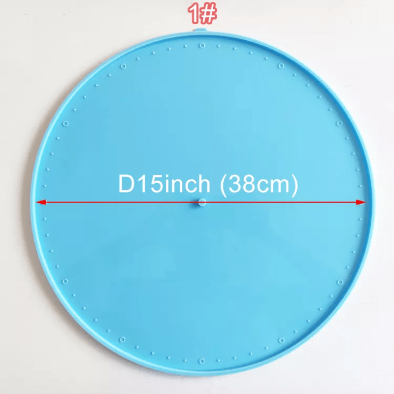 MOLDE DE SILICONA BASE RELOJ MURAL (R131) 2