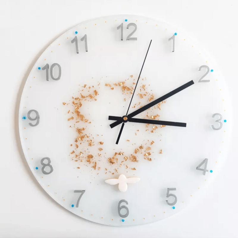 MOLDE DE SILICONA NÚMEROS ARÁBIGOS PARA RELOJ MURAL (R132)1