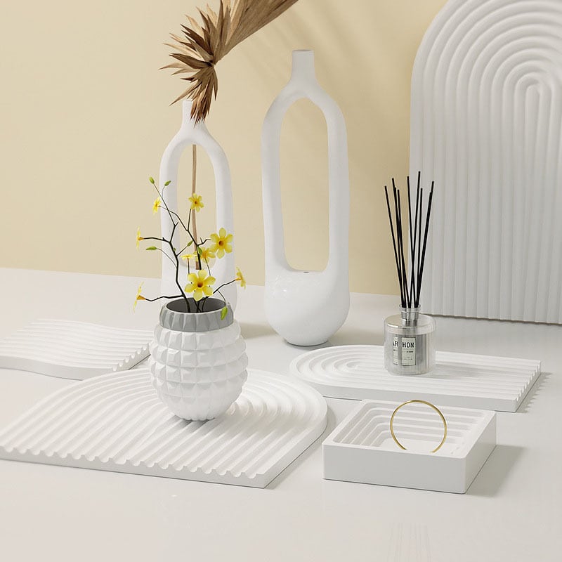 MOLDE DE SILICONA JOYERO DISEÑO LINEAS (D287) 0