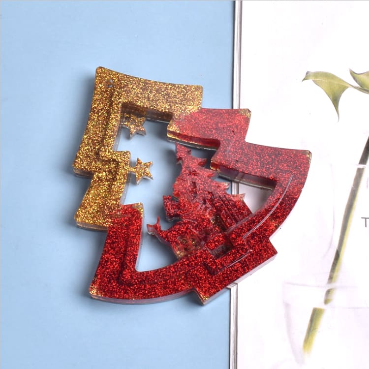 MOLDE DE SILICONA ARBOL NAVIDAD IMAGEN (N308) 0