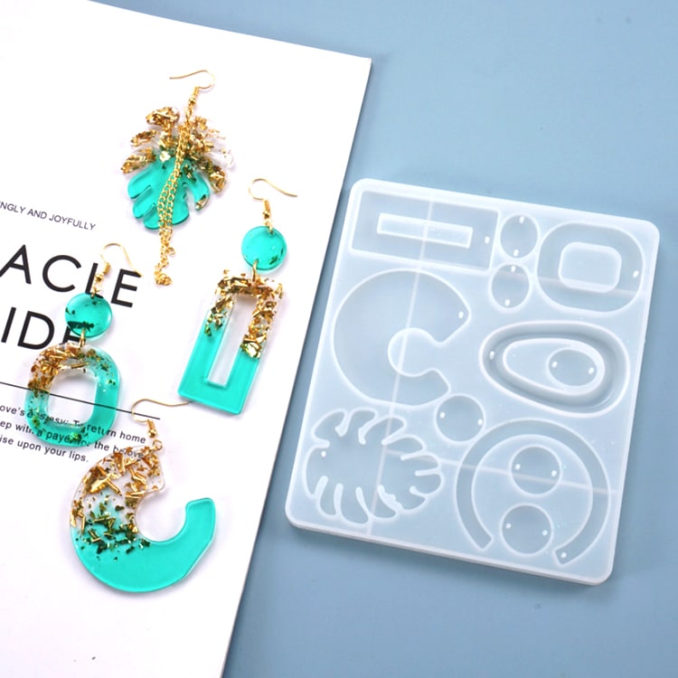 MOLDE DE SILICONA JOYERIA 6 FIGURAS #2 (J145) 0