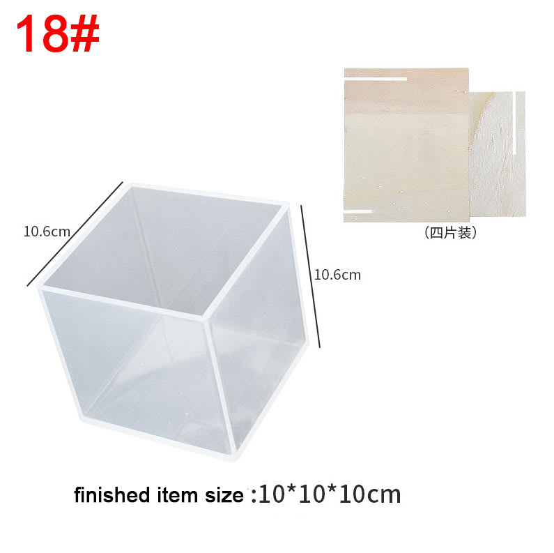MOLDE DE SILICONA CUBO (C237)19