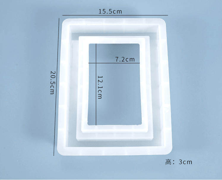 MOLDE DE SILICONA MARCO DE FOTOS RECTANGULAR (M269)2