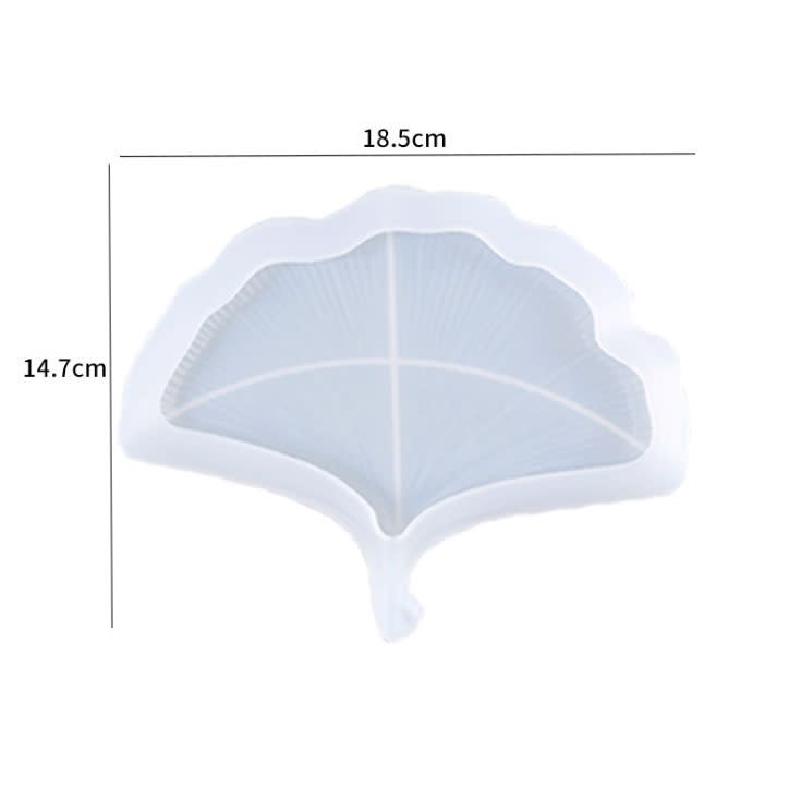 MOLDE DE SILICONA PLATO DISEÑO HOJA #4 (D331)2