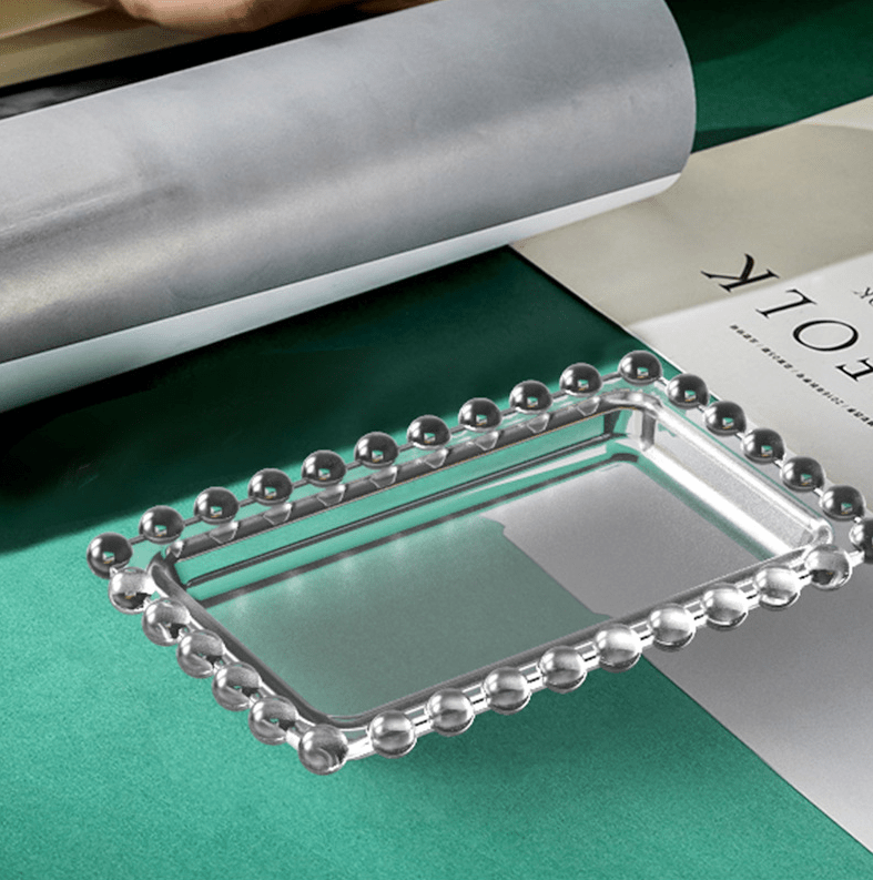 MOLDE DE SILICONA BANDEJA RECTANGULAR BORDE PERLAS (B264)5