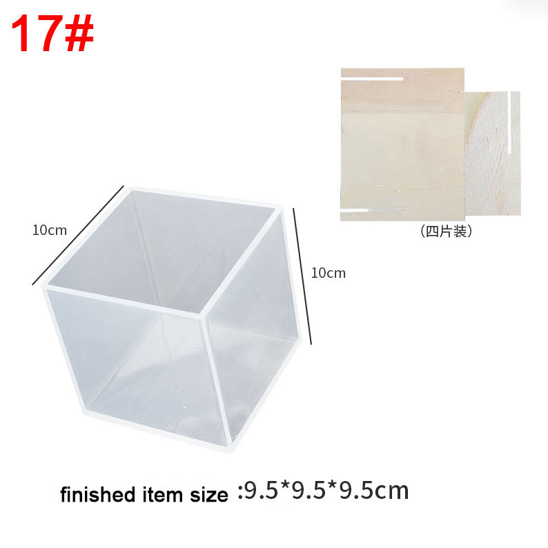 MOLDE DE SILICONA CUBO (C237)18