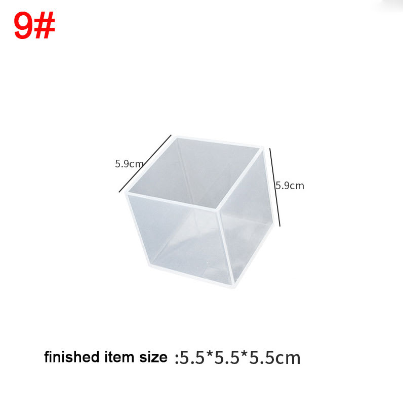 MOLDE DE SILICONA CUBO (C237)10
