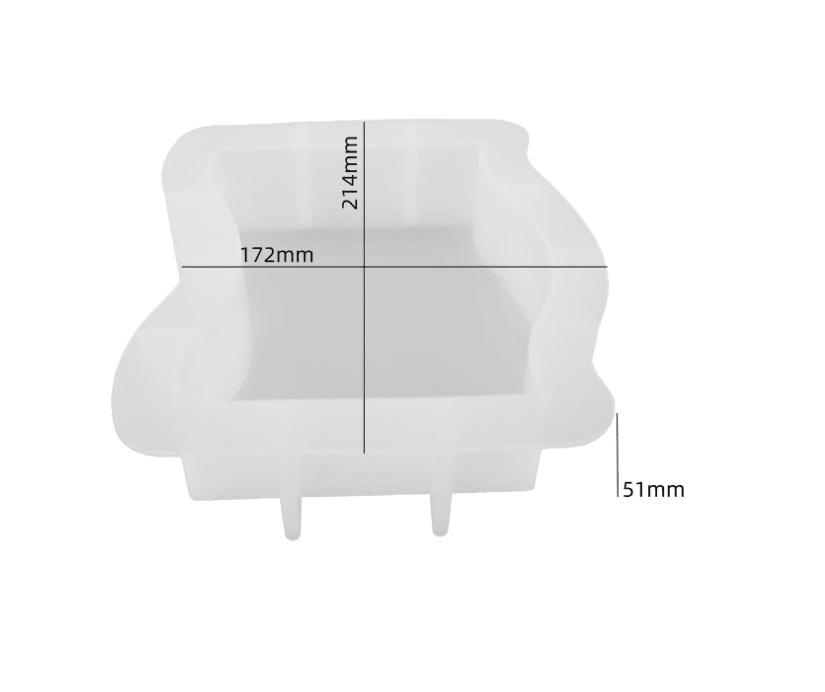 MOLDE DE SILICONA ONDAS MACIZO (M275)2
