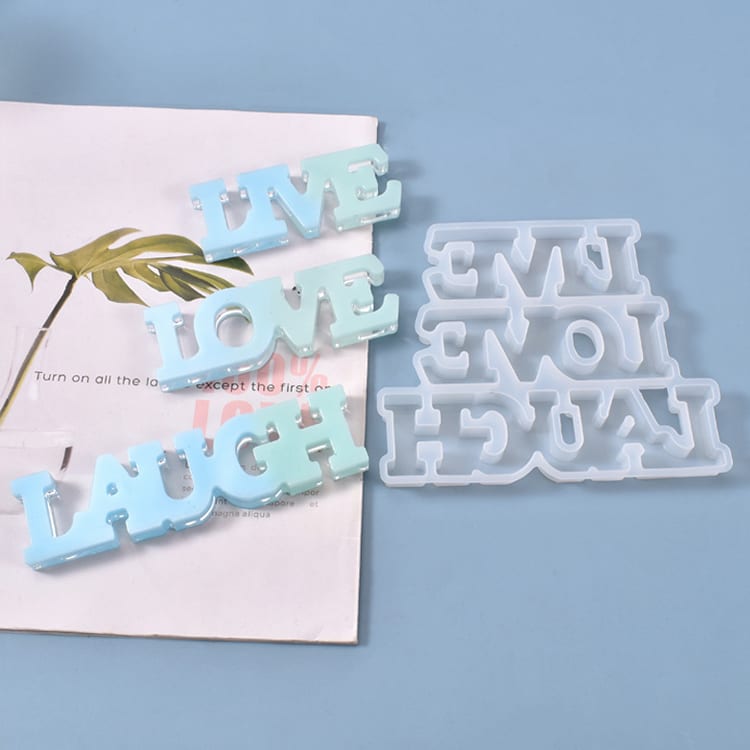 MOLDE DE SILICONA FRASE “LIVE, LOVE, LAUGH” (F307)4