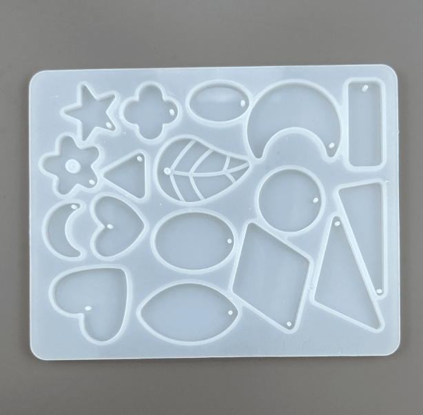 MOLDE DE SILICONA JOYERIA 17 FIGURAS (J224) 0