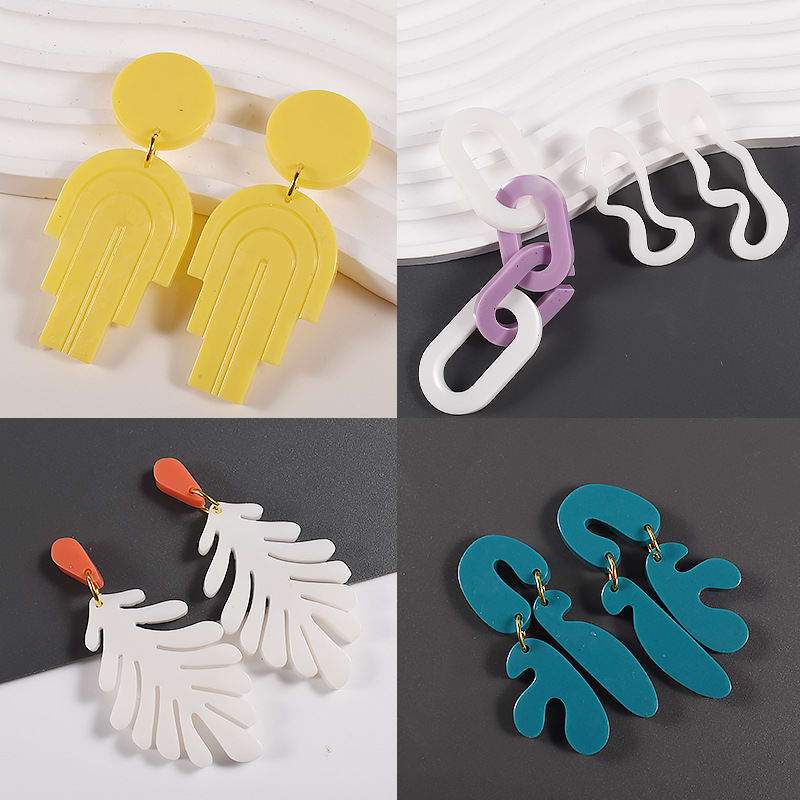 MOLDE DE SILICONA JOYERIA 12 PARES #1 (J291)2