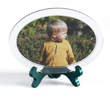 MOLDE DE SILICONA MARCO DE FOTO OVALADO CON BASE (M316) 0