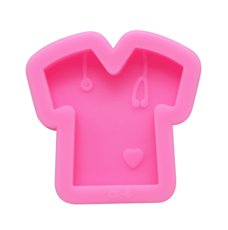 MOLDE DE SILICONA CHAQUETA CLÍNICA CON DETALLES (F268) 1