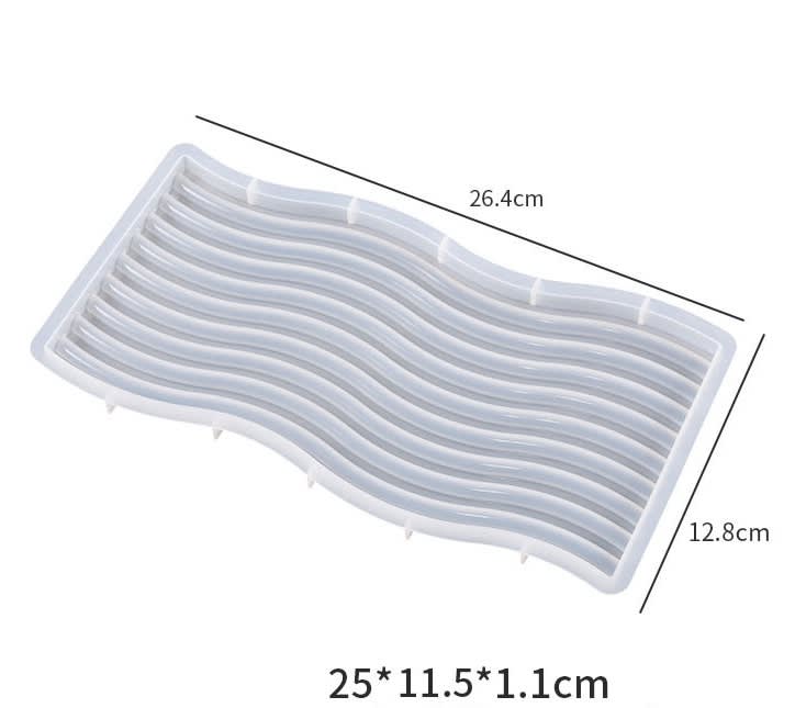 MOLDE DE SILICONA BANDEJA DECORATIVA DISEÑO LINEAS (D286)2