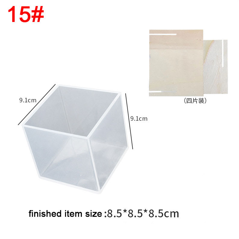 MOLDE DE SILICONA CUBO (C237)16
