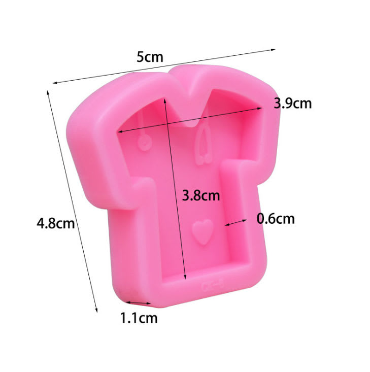 MOLDE DE SILICONA CHAQUETA CLÍNICA CON DETALLES (F268)3