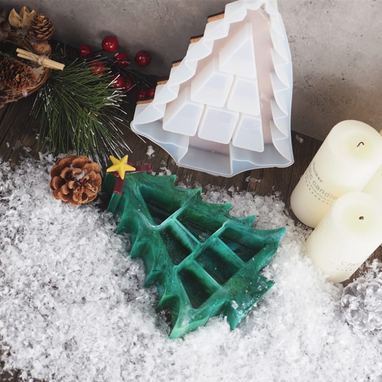 MOLDE DE SILICONA ARBOL NAVIDAD ESPACIOS (N336)3