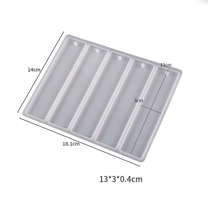 MOLDE DE SILICONA MARCAPÁGINAS RECTANGULAR MÚLTIPLE (M322)2