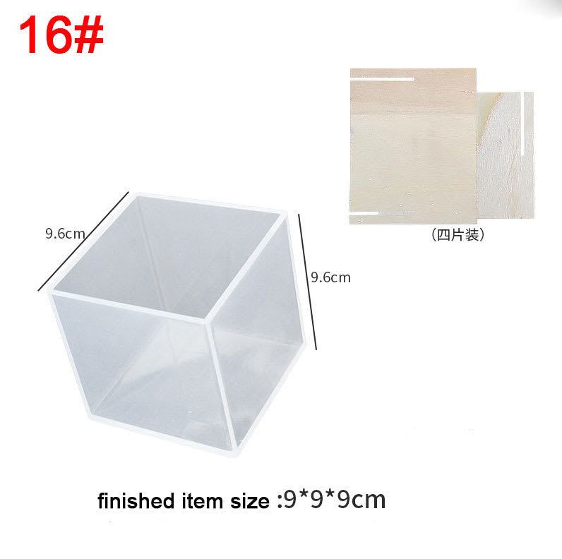 MOLDE DE SILICONA CUBO (C237)17