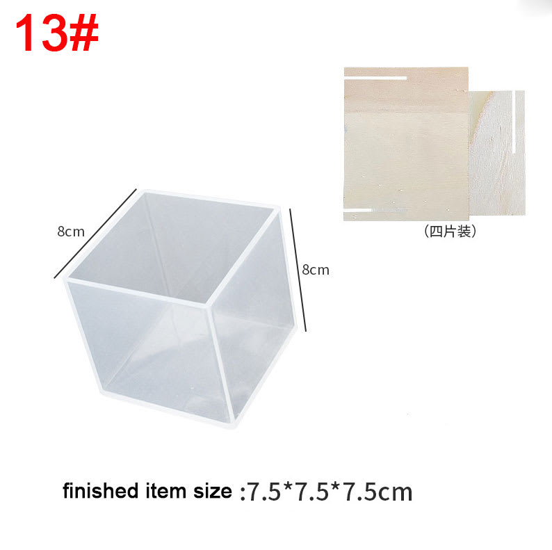 MOLDE DE SILICONA CUBO (C237)14