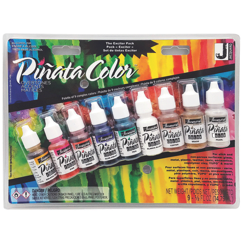 Jacquard Piñata Overtone Exciter - Set 9 Tintas al Alcohol 14 ml 0