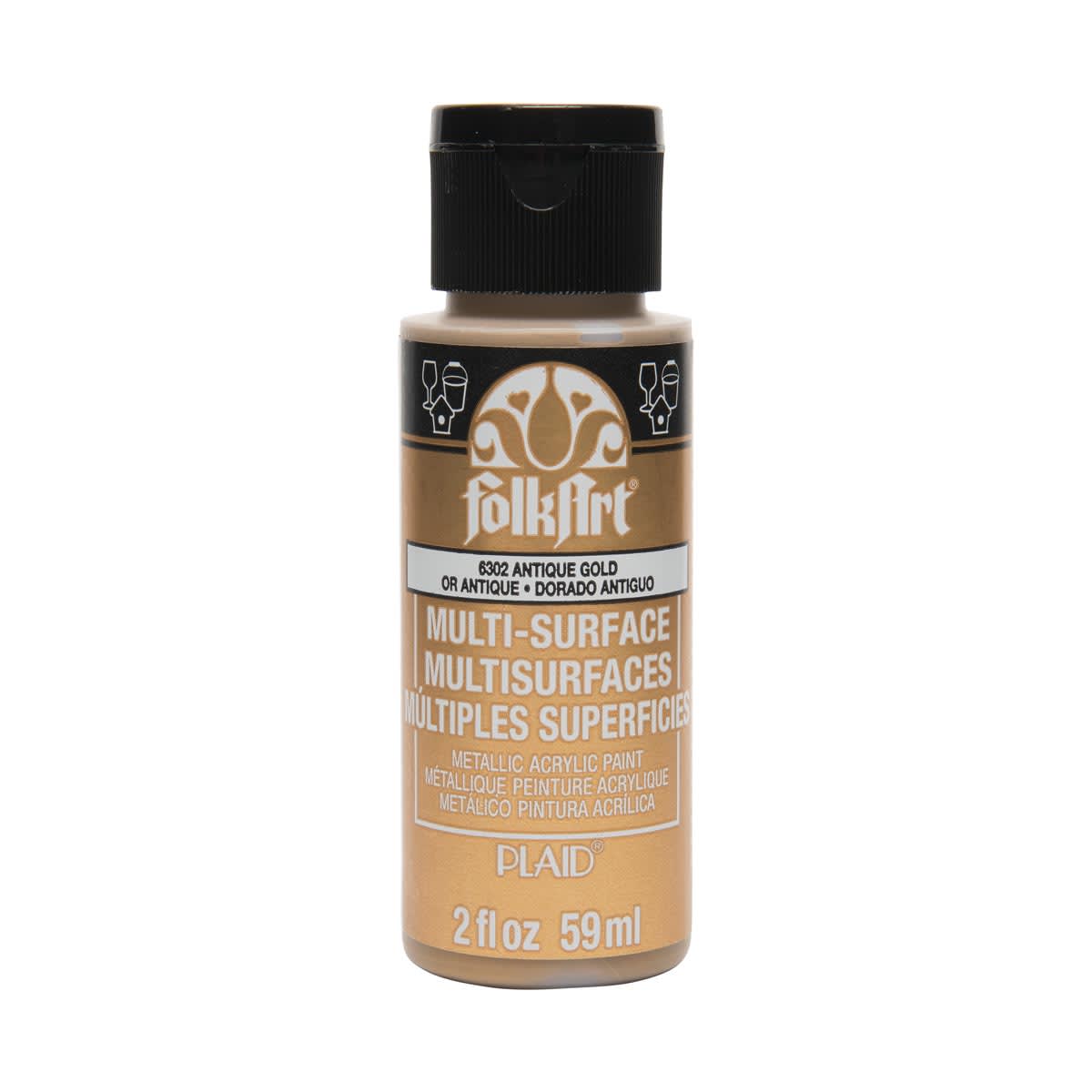 Plaid Folkart Multi-Surface Metallic - Pintura Acrílica Metalica 2oz (59ml)2