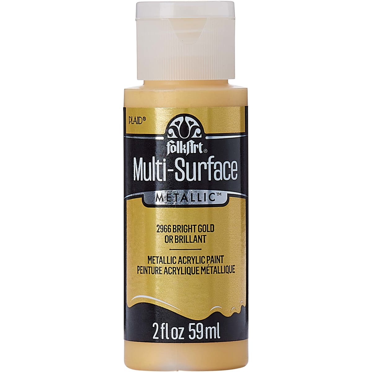 Plaid Folkart Multi-Surface Metallic - Pintura Acrílica Metalica 2oz (59ml)3