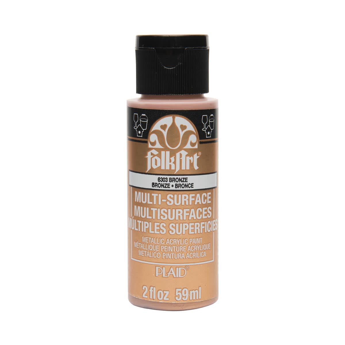 Plaid Folkart Multi-Surface Metallic - Pintura Acrílica Metalica 2oz (59ml)4