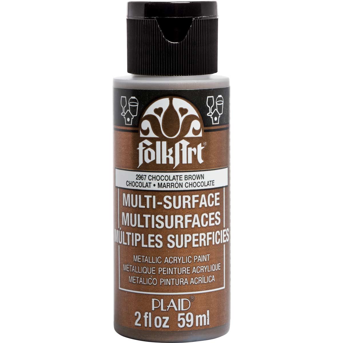 Plaid Folkart Multi-Surface Metallic - Pintura Acrílica Metalica 2oz (59ml)7