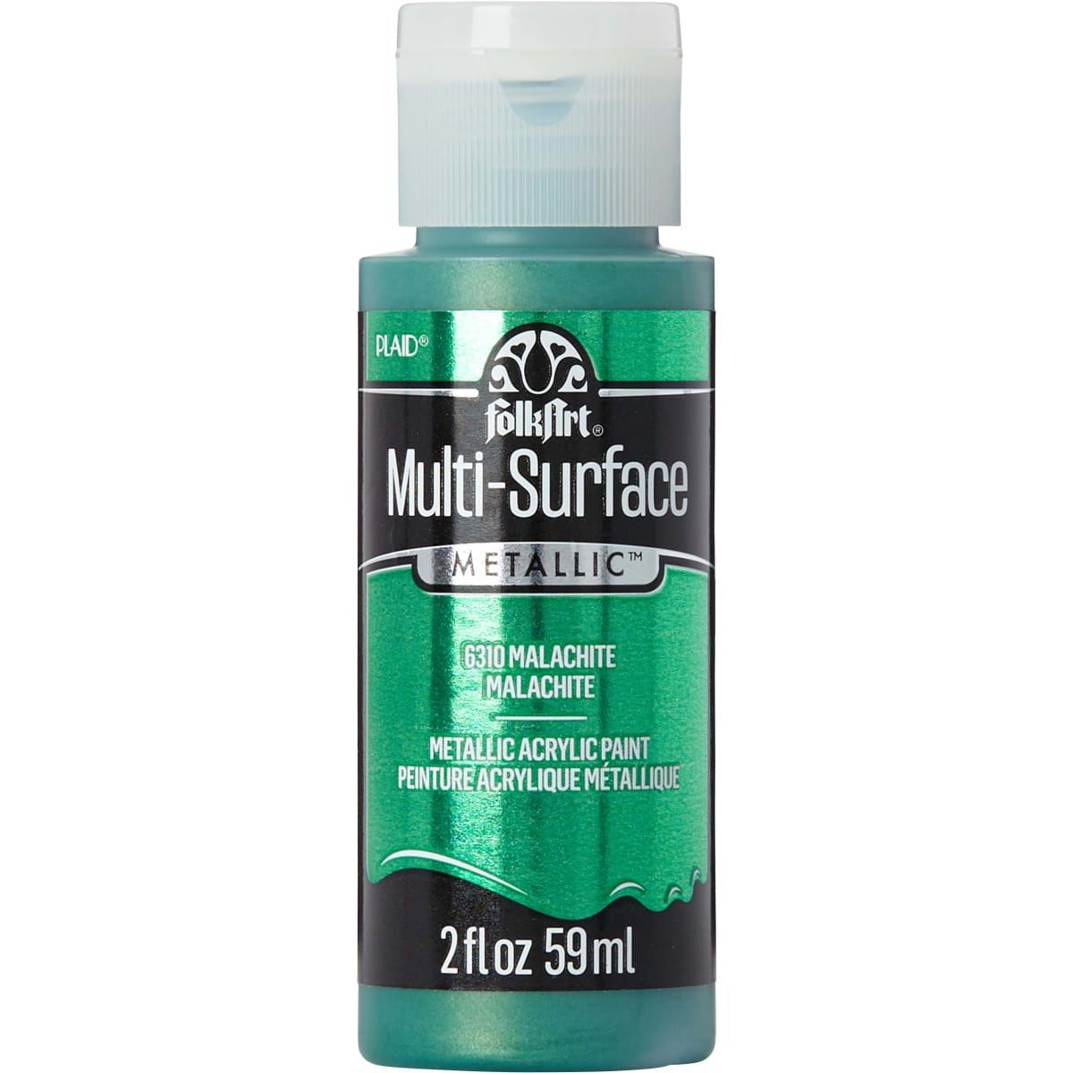 Plaid Folkart Multi-Surface Metallic - Pintura Acrílica Metalica 2oz (59ml)10