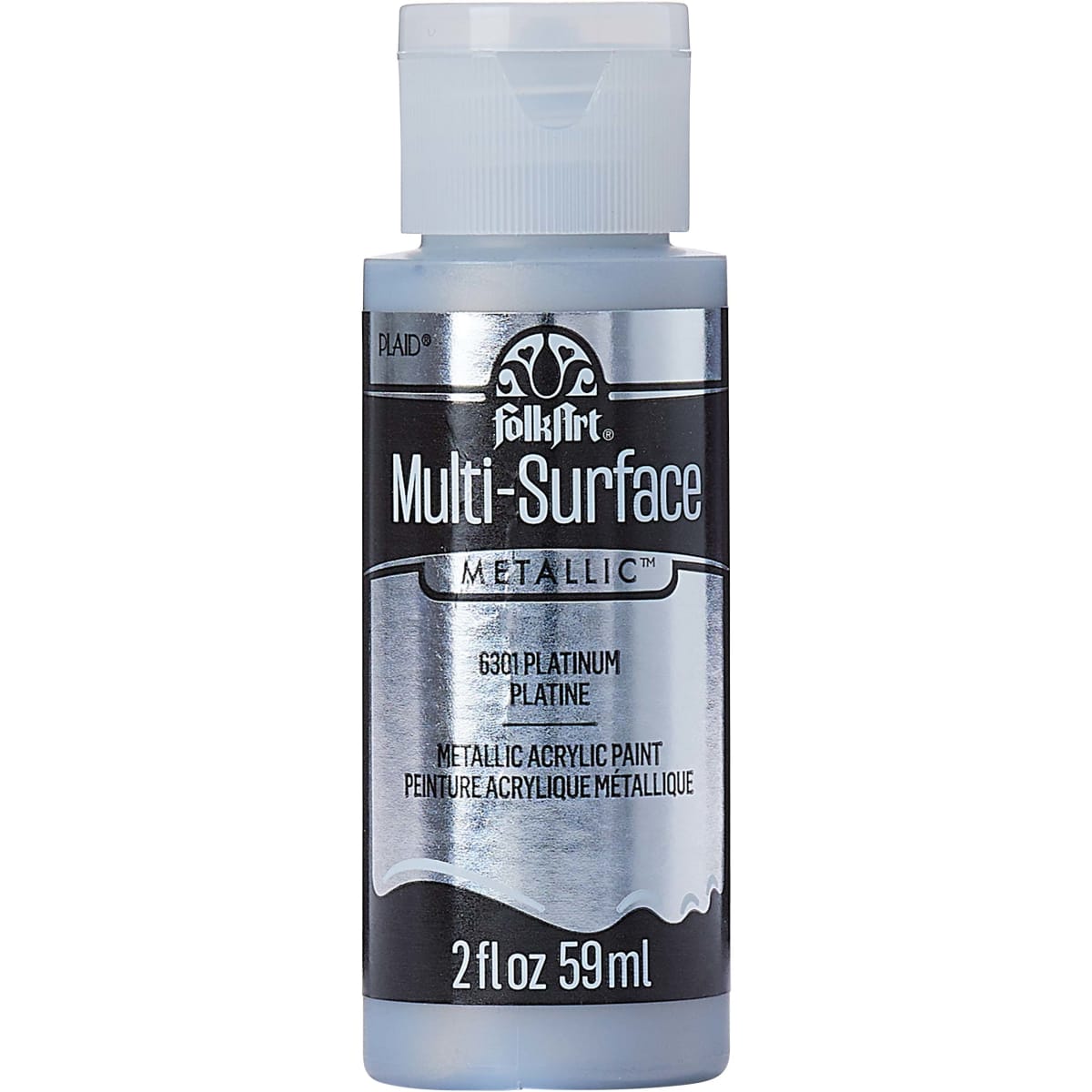 Plaid Folkart Multi-Surface Metallic - Pintura Acrílica Metalica 2oz (59ml)12