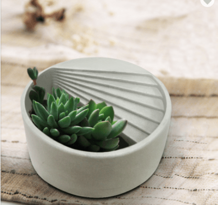 MOLDE DE SILICONA MACETA ESCALERA (M107)2