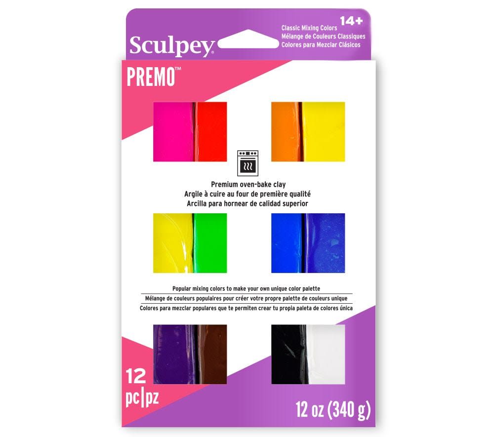 Sculpey Premo! MultiPack 12 Colores Clásicos (340 gr) 0