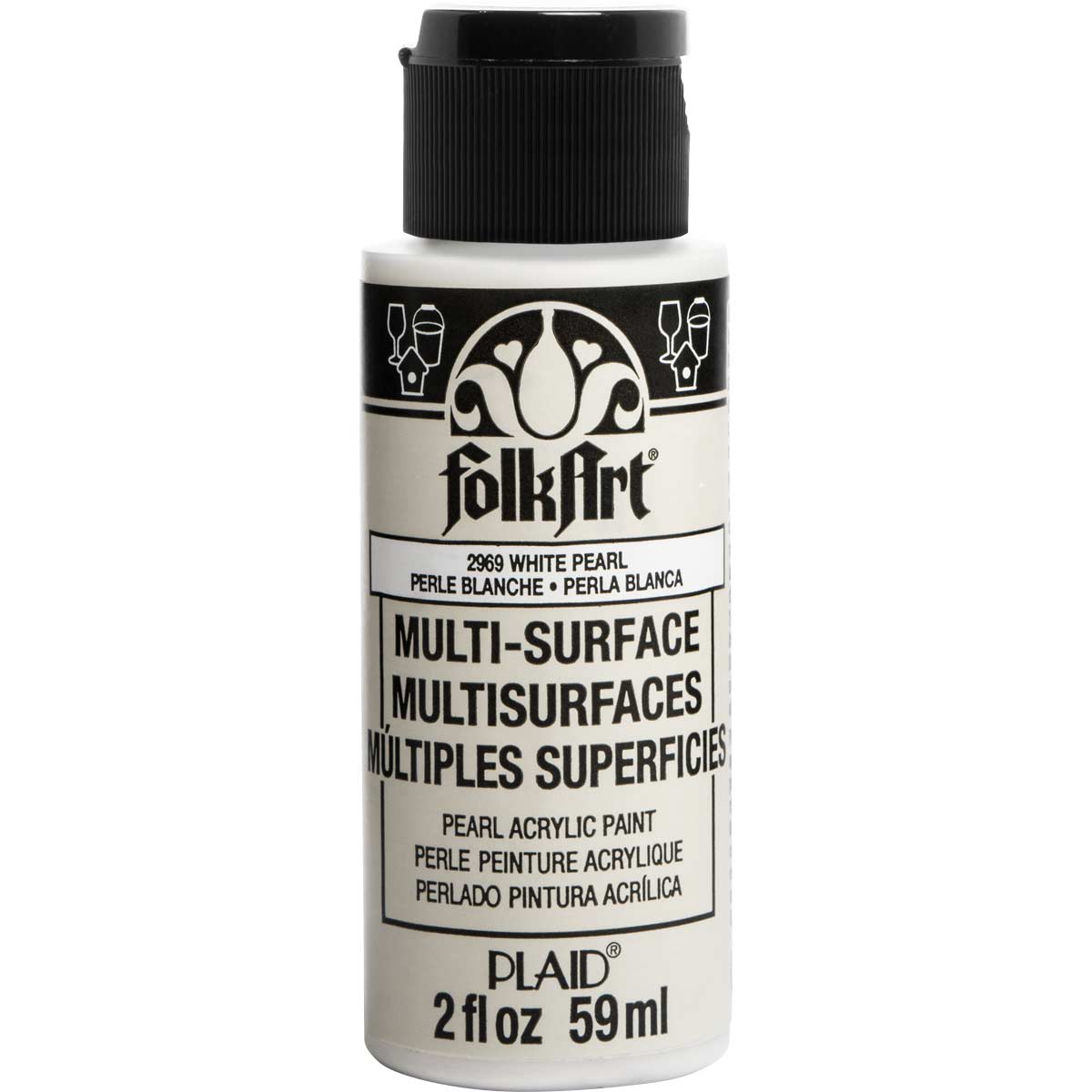 Plaid Folkart Multi-Surface Pearl - Pintura Acrílica Perlada 2oz (59ml)5
