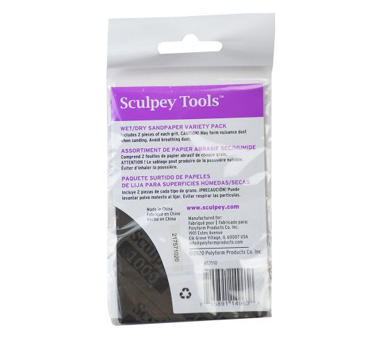 Sculpey Tools - Pack de lijas Húmedo/Seco (8pcs)2