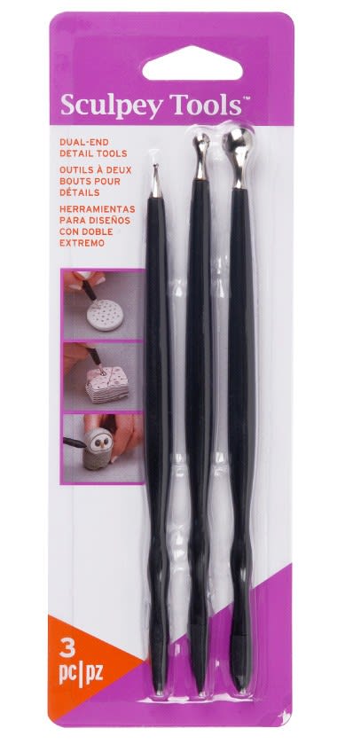Sculpey Tools - Dual-End Detail tools (3 piezas) 0