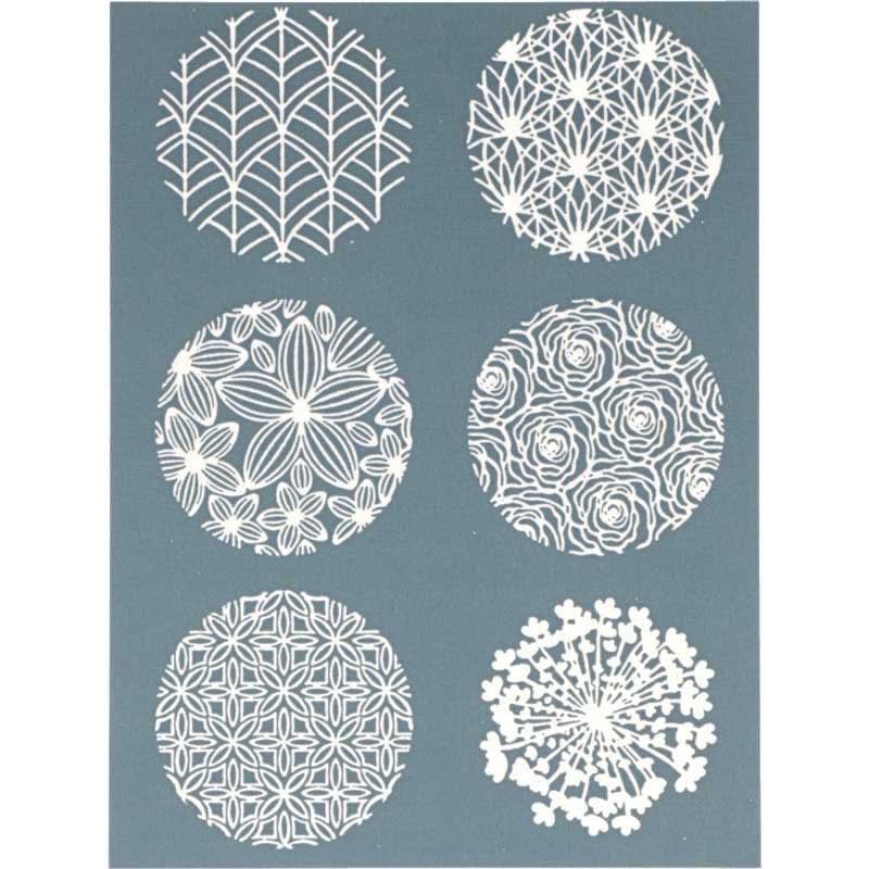 Sculpey Malla Para Serigrafía - Flores4