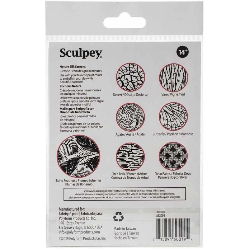 Sculpey Malla para Serigrafía - Naturaleza2