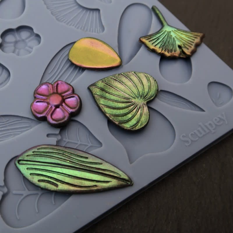 Sculpey - Molde de Silicona Horneable Flores3