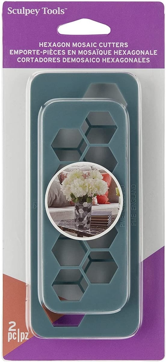 Sculpey Tools - Cortadores mosaico hexagonales (2 piezas) 0