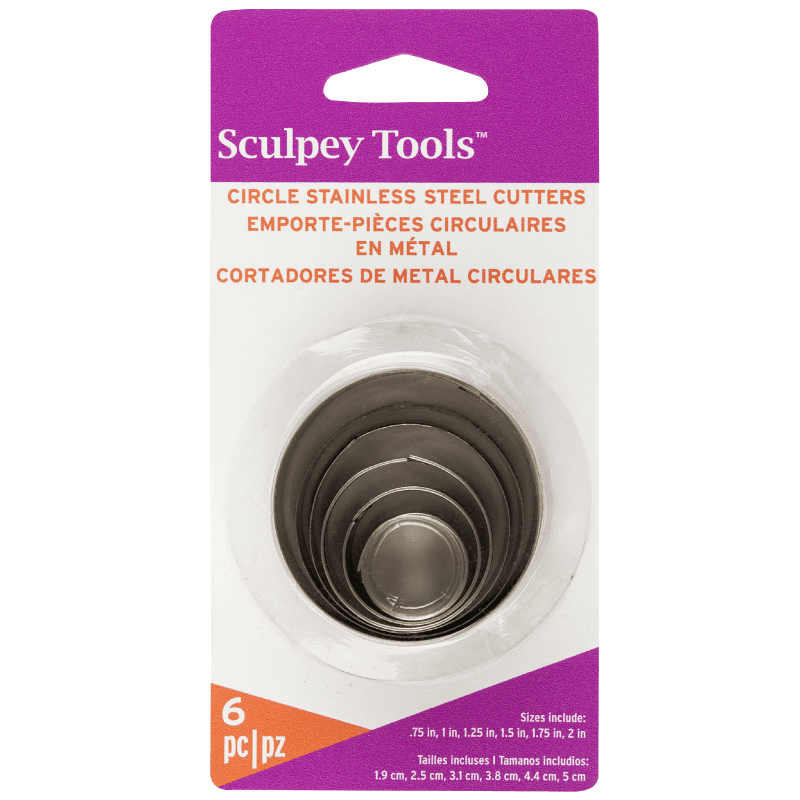 Sculpey Tools - Cortadores Círculos (6 piezas) 0